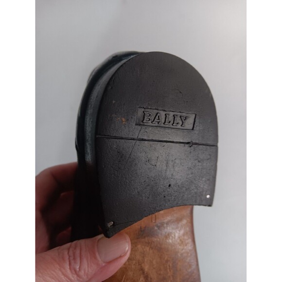 Bally Men\'s Shoes Huntley Black Leather Size 7.5 & Natural Cedar Shoe Trees main image 6